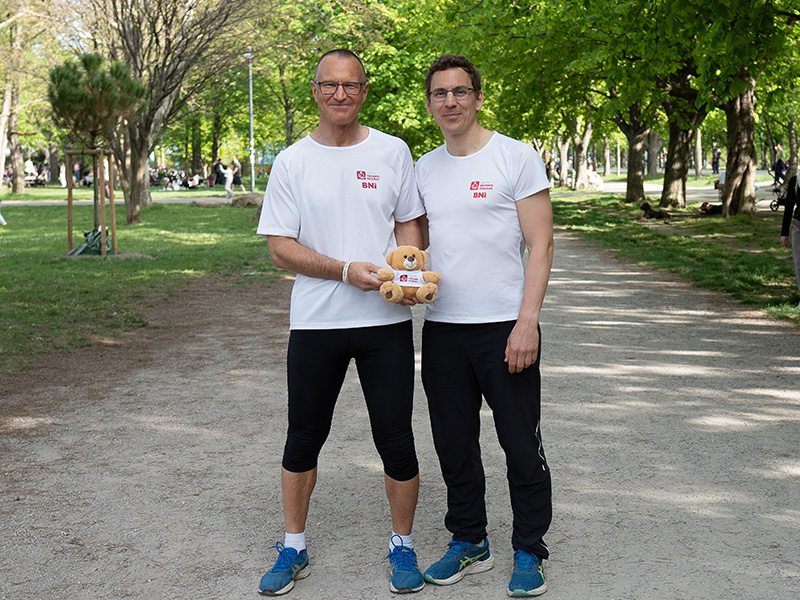 Vienna City Marathon mit Arche Herzensbrücken und einem betroffenen Papa